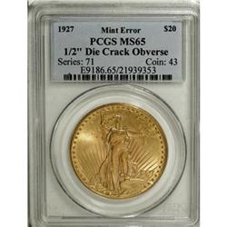 1927 $20 MS65 PCGS