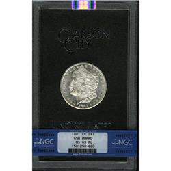 1881-CC $1 Prooflike MS63 NGC