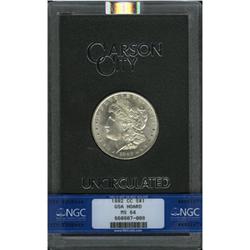 1882-CC $1 MS64 NGC