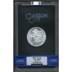 1884-CC $1 MS64 NGC