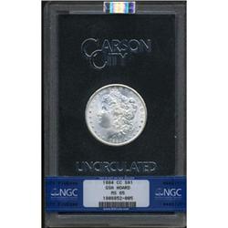 1884-CC $1 MS65 NGC