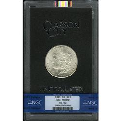 1885-CC $1 MS62 NGC