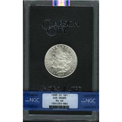 1885-CC $1 MS64 NGC