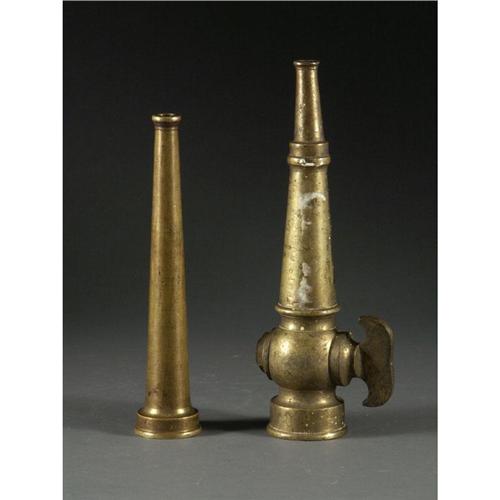 vintage fire hose nozzles and parts