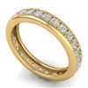 Image 2 : 1.33 ctw Certified VS/SI Diamond Eternity Band 14k Yellow Gold - REF-98M5G