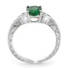 Image 2 : 2.29 ctw Emerald & Diamond Ring 18k White Gold - REF-55Y2X