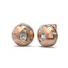 Image 2 : 1.04 ctw Pear Diamond Earrings 18K Rose Gold - REF-225H3R