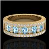 Image 1 : 2 ctw TOPAZ & Micro Pave VS/SI Diamond Designer Ring 10k Yellow Gold - REF-46A8N