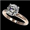 Image 1 : 2.50 ctw Certified Quality Diamond Engagment Ring 10k Rose Gold - REF-606G4W