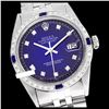 Image 1 : Rolex Men's Stainless Steel, QuickSet, Diam Dial & Diam/Sapphire Bezel