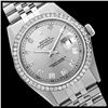 Image 1 : Rolex Men's Stainless Steel, QuickSet, Diamond Dial & Diamond Bezel