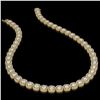 Image 2 : 32.64 ctw Cushion Cut Diamond Micro Pave Necklace 18K Yellow Gold - REF-4475Y8X