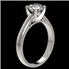 Image 3 : 1.50 ctw Certified Quality Diamond Engagment Ring 10k White Gold - REF-236W3H