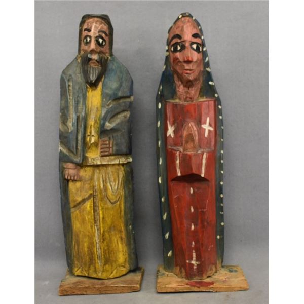 GUATEMALAN WOODEN FIGURES