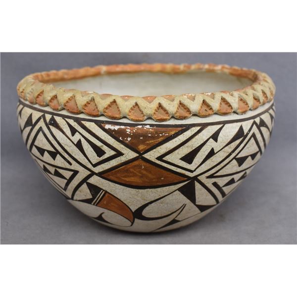 ACOMA INDIAN POTTERY BOWL