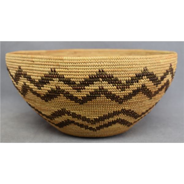 MONO INDIAN BASKETRY BOWL