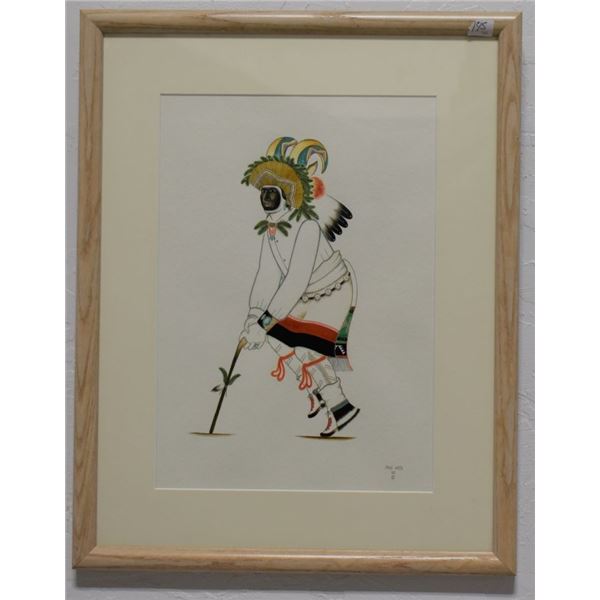 TESUQUE INDIAN PAINTING (PAUL VIGIL)