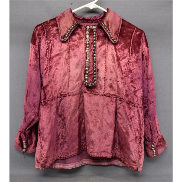NAVAJO INDIAN VELVET SHIRT