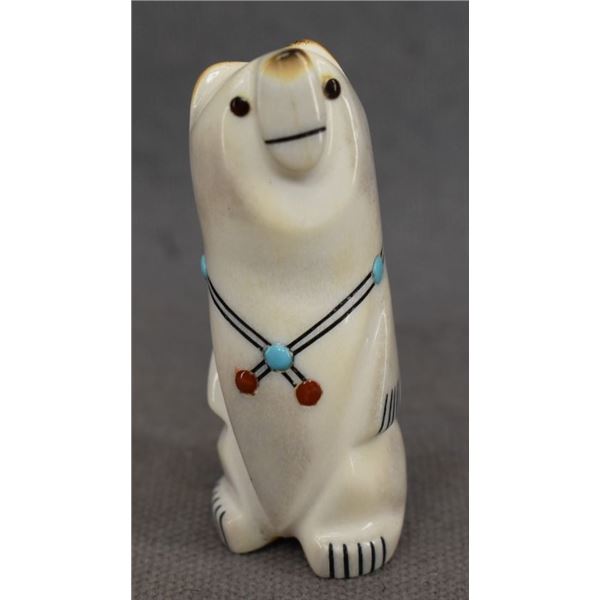 ZUNI INDIAN BEAR FETISH (GABE SICE)