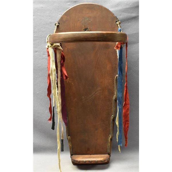 IROQUOIS INDIAN CRADLE BOARD