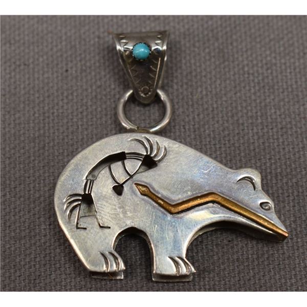 NAVAJO INDIAN PENDANT (CECIL PERRY)