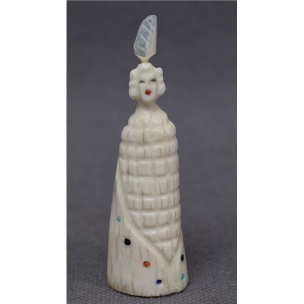 ZUNI INDIAN ANTLER FETISH