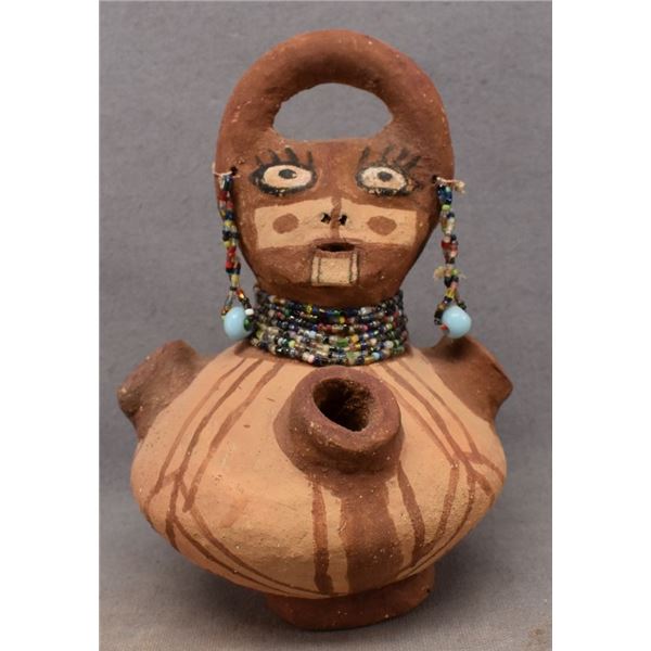 MOJAVE INDIAN POTTERY EFFIGY JAR
