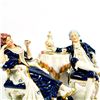 Image 2 : Large Royal Dux Bohemia Figurine Grouping Afternoon Tea