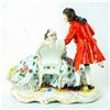 Image 2 : Volkstedt Porcelain Figurine Grouping Gentleman and Lady