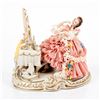 Image 2 : Volkstedt Porcelain Figurine, Lady with Makeup Vanity