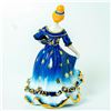 Image 2 : KPM Style Porcelain Figurine, Woman With Flowers