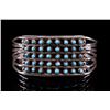 Image 1 : Zuni Don Lucas Silver & Petite Turquoise Bracelet