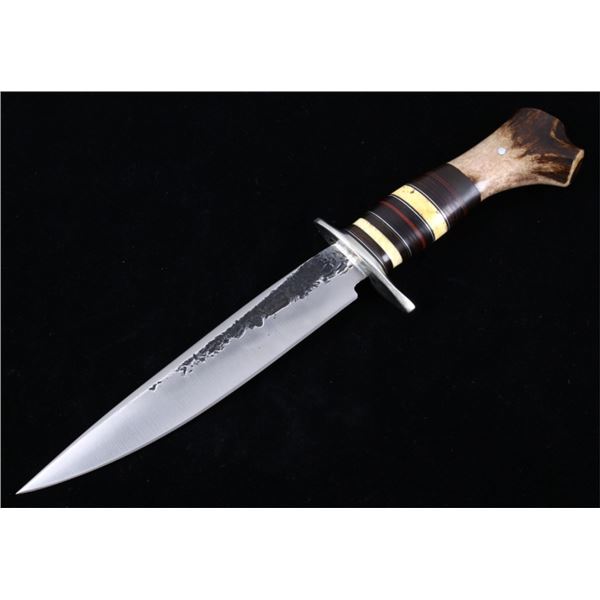 J. Behring Montana Custom Stag Horn Bowie Knife