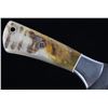 Image 11 : M.T. Knives of Bozeman Rams Horn Damascus Knife