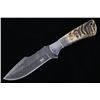 Image 1 : M.T. Knives of Bozeman Rams Horn Damascus Knife