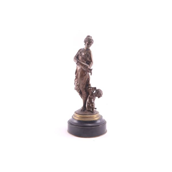 Bronze "Mace" Sculpture by Guillaume Deniere 1800s