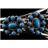 Image 6 : Navajo Nancy Custer Silver & Turquoise Bracelet
