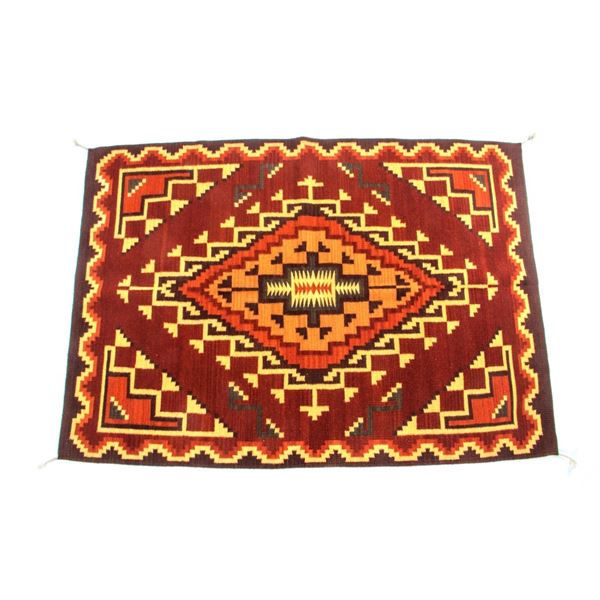 Klagetoh Ganchos Viejos Wool Rug by Fidel Lorenzo