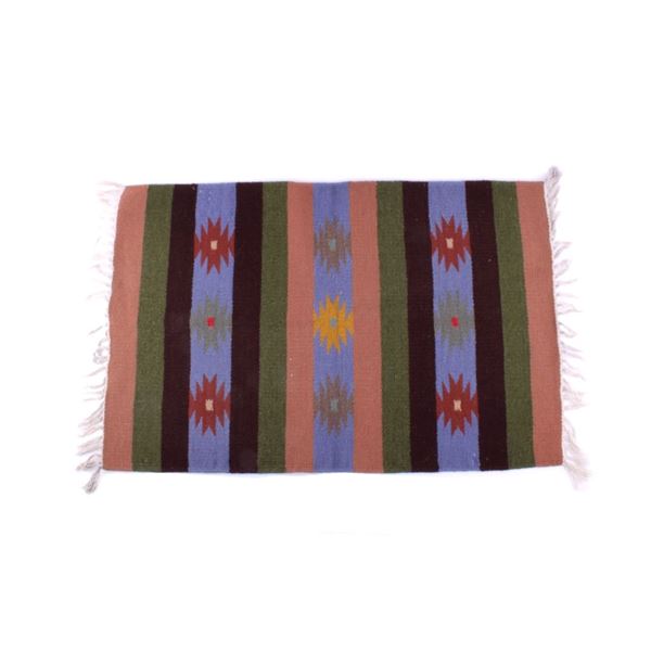 Zapotec Banded Chinle Handmade Wool Rug