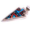 Image 8 : Navajo Double Sided Celestial Multi-Stone Necklace