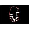 Image 1 : Exotic Red White Heart Turquoise & Tine Necklace