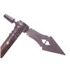 Image 2 : Kiowa Spontoon Pipe Tomahawk w/ Beaded Drop c.1890
