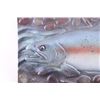 Image 3 : Bronze Rainbow Trout Cast Painted Wall Plaque