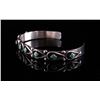 Image 3 : Navajo Fred Cachini Silver & Turquoise Bracelet