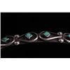 Image 4 : Navajo Fred Cachini Silver & Turquoise Bracelet