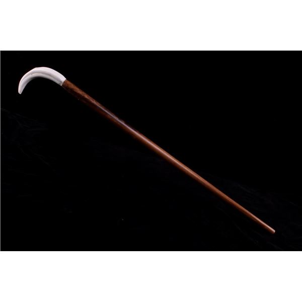 South African Warthog Tusk Cane circa 1930's