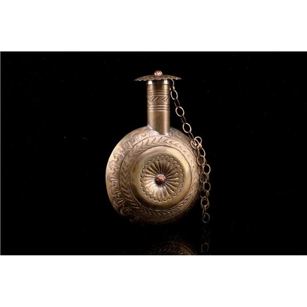 Armand American Horse Silver Peyote Button Canteen