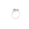 Image 6 : Excellent VS2 Diamond & Channel Ruby Platinum Ring