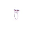 Image 8 : Excellent VS2 Diamond & Channel Ruby Platinum Ring