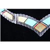 Image 5 : Navajo Micro Inlay Turquoise MOP Vintage Necklace